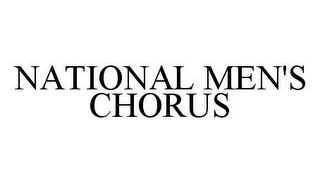 NATIONAL MEN'S CHORUS