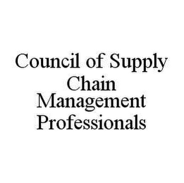 COUNCIL OF SUPPLY CHAIN MANAGEMENT PROFESSIONALS