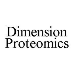 DIMENSION PROTEOMICS