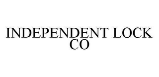 INDEPENDENT LOCK CO