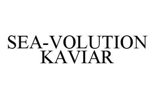 SEA-VOLUTION KAVIAR