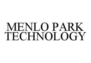 MENLO PARK TECHNOLOGY