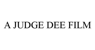 A JUDGE DEE FILM