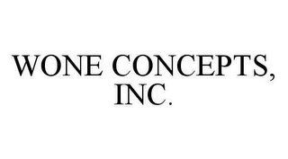 WONE CONCEPTS, INC.