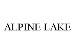 ALPINE LAKE