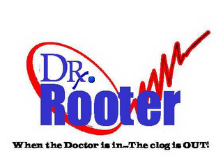 DR. ROOTER WHEN THE DOCTOR IS IN...THE CLOG IS OUT!