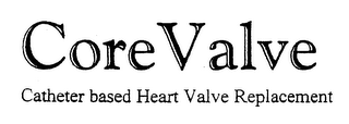 CORE VALVE CATHETER BASED HEART VALVE REPLACEMENT