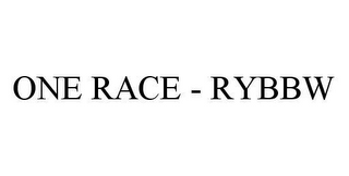 ONE RACE - RYBBW