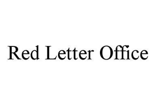 RED LETTER OFFICE