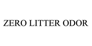 ZERO LITTER ODOR