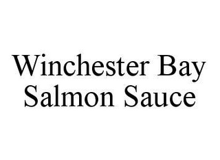 WINCHESTER BAY SALMON SAUCE