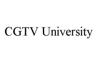 CGTV UNIVERSITY
