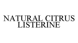 NATURAL CITRUS LISTERINE