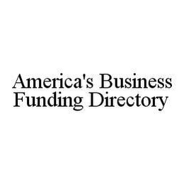 AMERICA'S BUSINESS FUNDING DIRECTORY