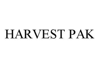 HARVEST PAK