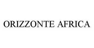 ORIZZONTE AFRICA