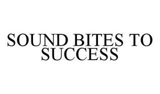 SOUND BITES TO SUCCESS