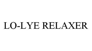 LO-LYE RELAXER