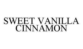 SWEET VANILLA CINNAMON