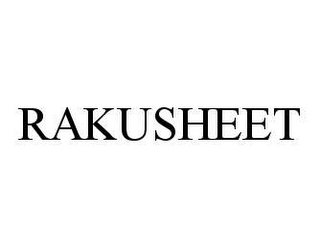 RAKUSHEET