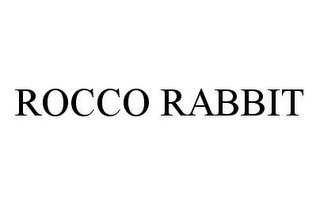 ROCCO RABBIT