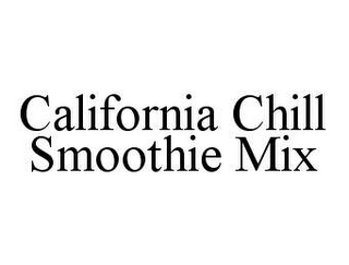 CALIFORNIA CHILL SMOOTHIE MIX