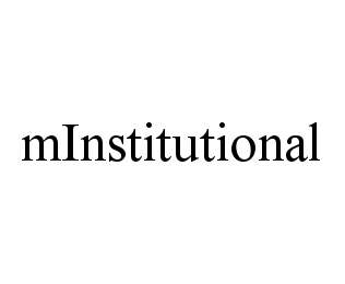 MINSTITUTIONAL