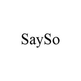 SAYSO