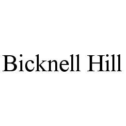 BICKNELL HILL