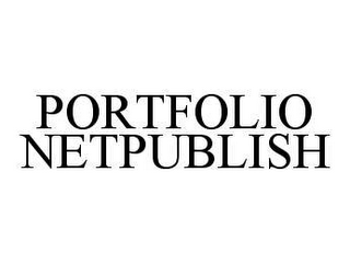 PORTFOLIO NETPUBLISH