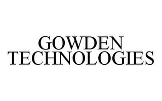 GOWDEN TECHNOLOGIES