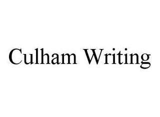 CULHAM WRITING