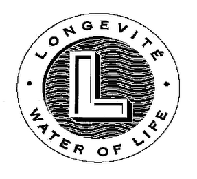 L LONGEVITÉ WATER OF LIFE