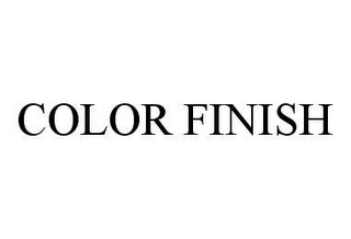 COLOR FINISH