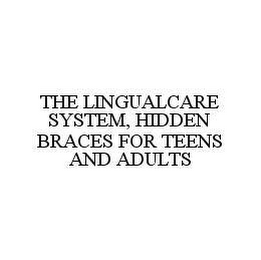THE LINGUALCARE SYSTEM, HIDDEN BRACES FOR TEENS AND ADULTS