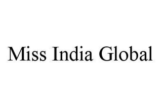 MISS INDIA GLOBAL