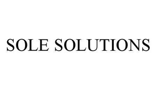 SOLE SOLUTIONS