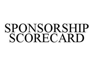 SPONSORSHIP SCORECARD