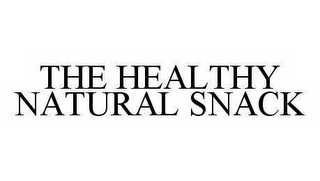 THE HEALTHY NATURAL SNACK