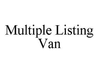 MULTIPLE LISTING VAN