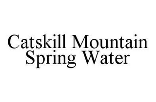 CATSKILL MOUNTAIN SPRING WATER