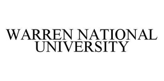 WARREN NATIONAL UNIVERSITY
