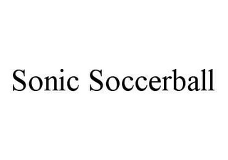 SONIC SOCCERBALL