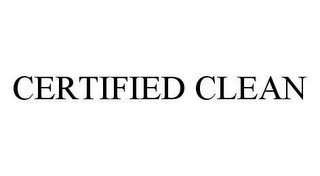 CERTIFIED CLEAN