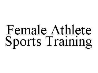 FEMALE ATHLETE SPORTS TRAINING