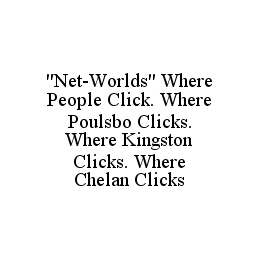 "NET-WORLDS" WHERE PEOPLE CLICK. WHERE POULSBO CLICKS. WHERE KINGSTON CLICKS. WHERE CHELAN CLICKS