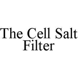 THE CELL SALT FILTER