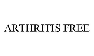 ARTHRITIS FREE