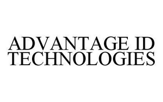 ADVANTAGE ID TECHNOLOGIES