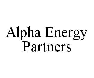 ALPHA ENERGY PARTNERS